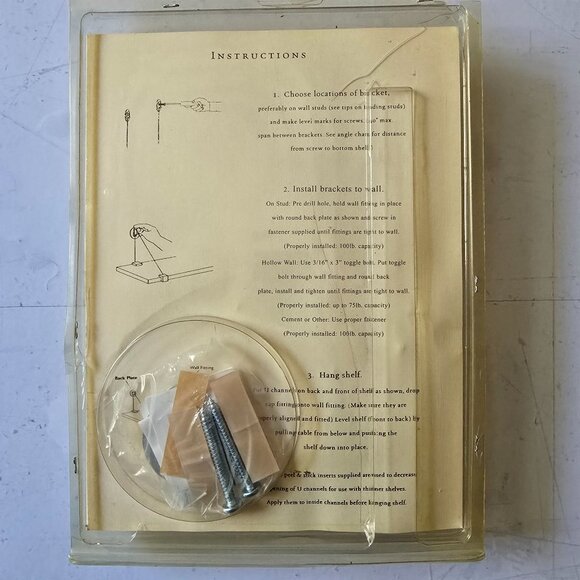 Pottery Barn Cable Shelf Brackets - Picture 2 of 2